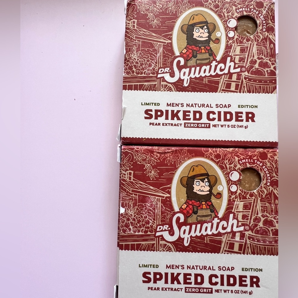 Dr. Squatch Spiked Cider Men's Natural Soap - Red